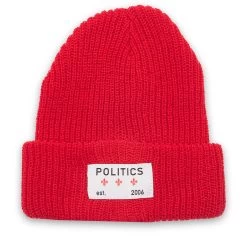 Politics Fleur De Lis Beanie - Red