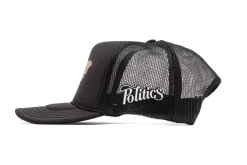Politics Gameday V2 Trucker Hat - Black 9 Politics Gameday V2 Trucker Hat - Black -Fashion clothing Sneaker Politics Politics GameDayHat 131 112496 WB 4