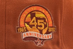 New Era X Politics Houston Astros 59FIFTY Fitted Hat - Rust/Red -Fashion clothing Sneaker Politics Politics HoustonPatch 1