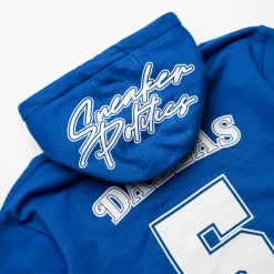 Politics X Mitchell & Ness Dallas Mavericks Hoodie - Blue -Fashion clothing Sneaker Politics Politics MN Mavs 131 110434 WB 4