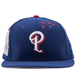 Politics X New Era Round On The Mound 59FIFTY Fitted Hat - Blue