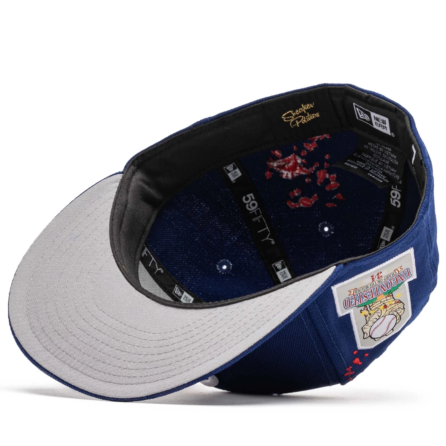 Politics X New Era Round On The Mound 59FIFTY Fitted Hat - Blue 5 Politics X New Era Round On The Mound 59FIFTY Fitted Hat - Blue - Image 3