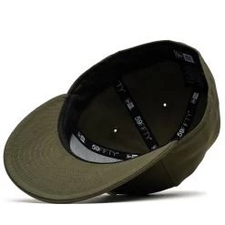 Politics X New Era Low Pro 59FIFTY Fitted Hat - Olive/Chrome -Fashion clothing Sneaker Politics Politics OliveGreenFitted WHITEBOX 5