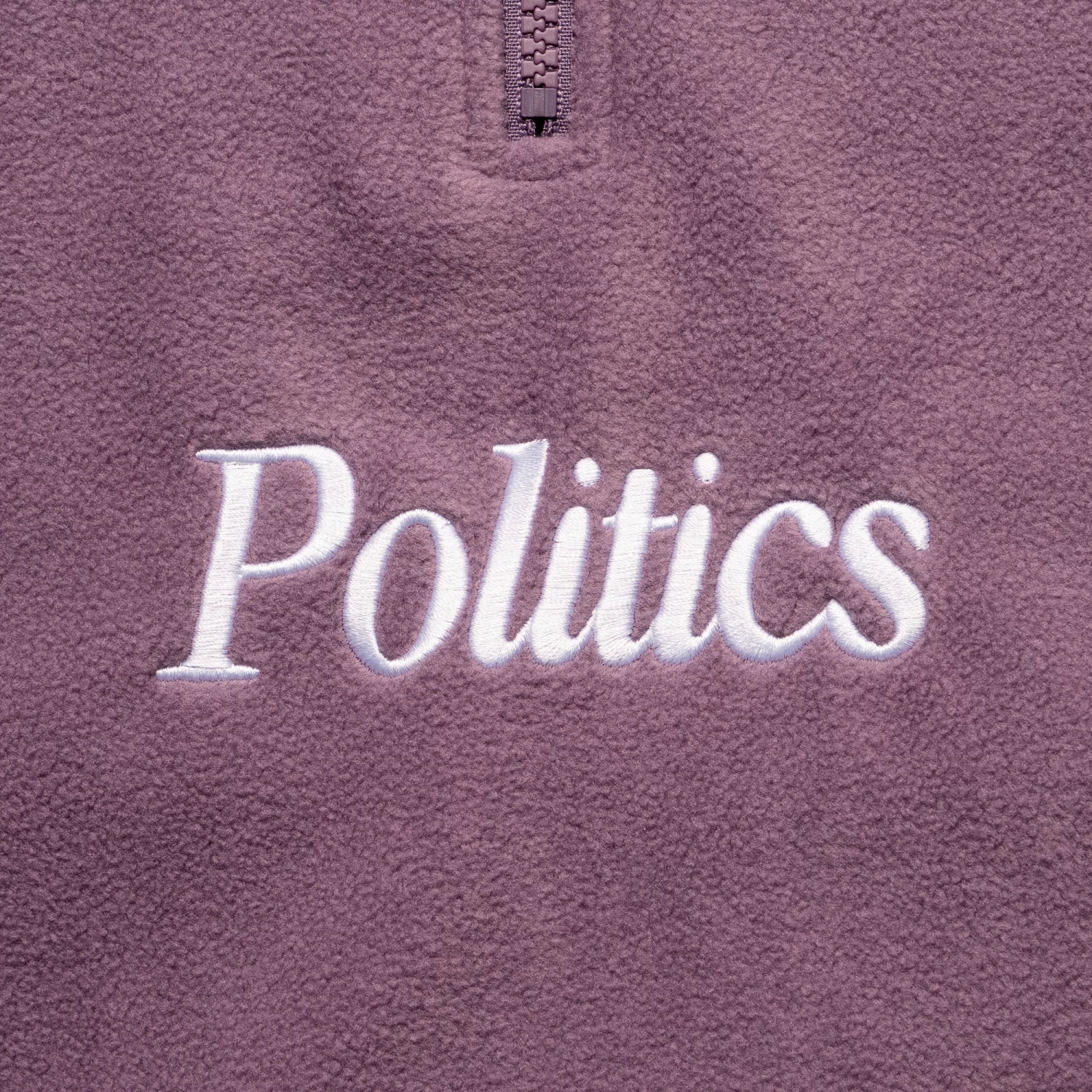 Politics Quarter Zip Fleece - Purple 5 Politics Quarter Zip Fleece - Purple - Image 3