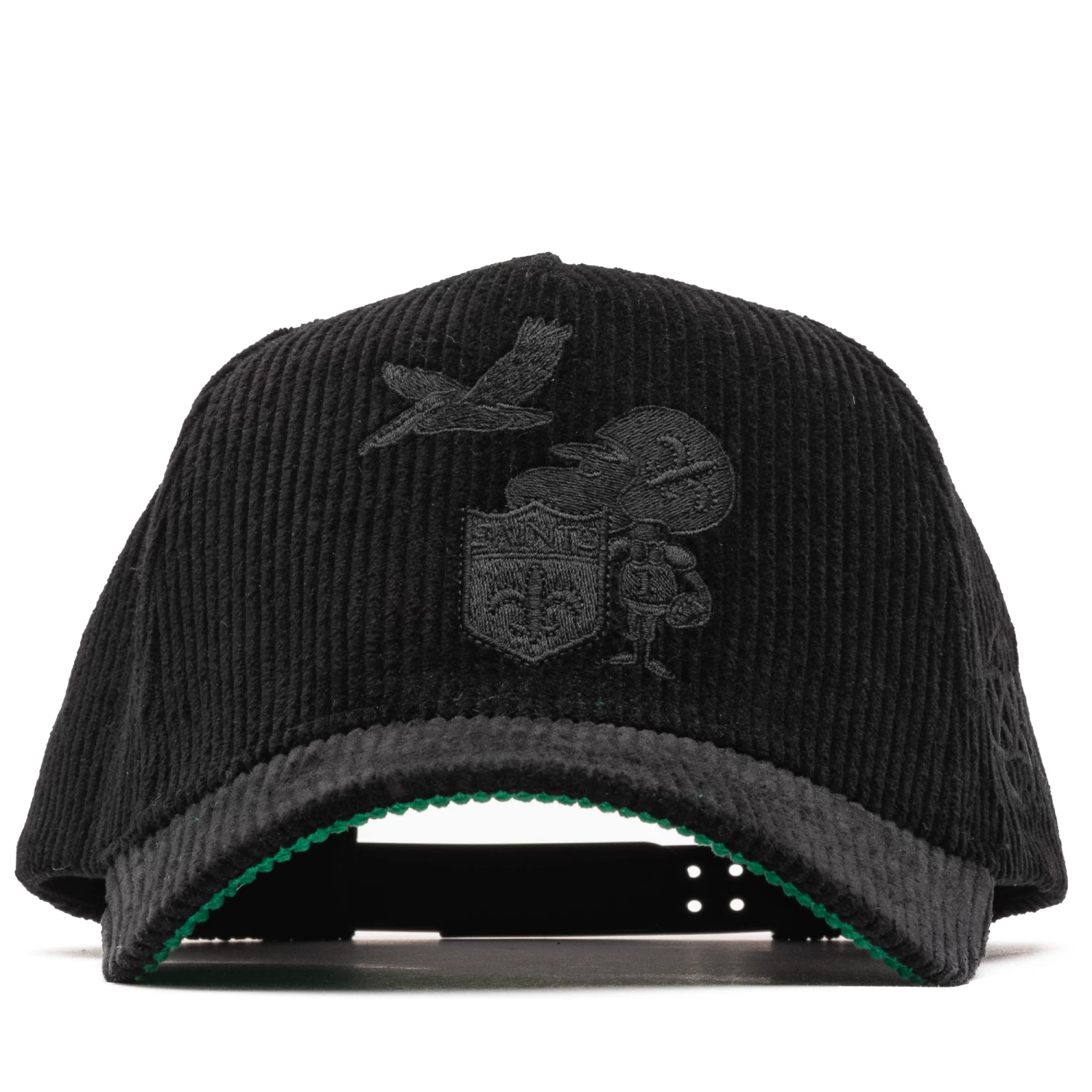Politics X Reference Saints Pelicans Corduroy Hat - Black 3 Politics X Reference Saints Pelicans Corduroy Hat - Black