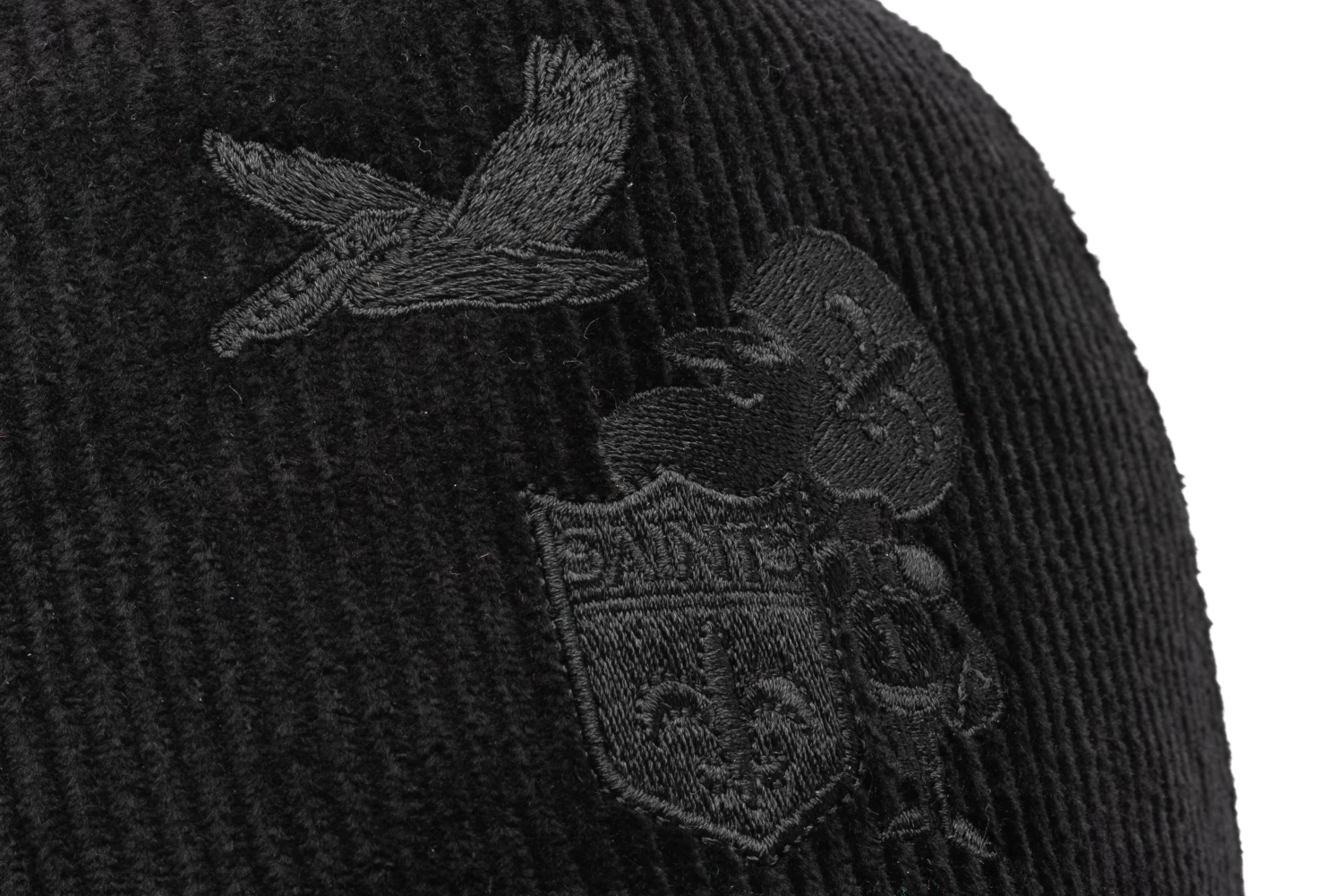 Politics X Reference Saints Pelicans Corduroy Hat - Black 8 Politics X Reference Saints Pelicans Corduroy Hat - Black - Image 6