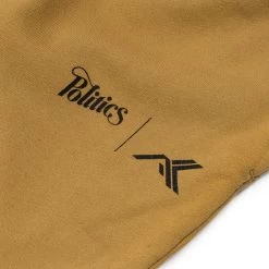 Politics X Alvin Kamara X Standard Issue Drip Sweatpants - Saints Old Gold/Black 7 Politics X Alvin Kamara X Standard Issue Drip Sweatpants - Saints Old Gold/Black -Fashion clothing Sneaker Politics Politics SweapbantsBrwn Blck WHITEBOX 2