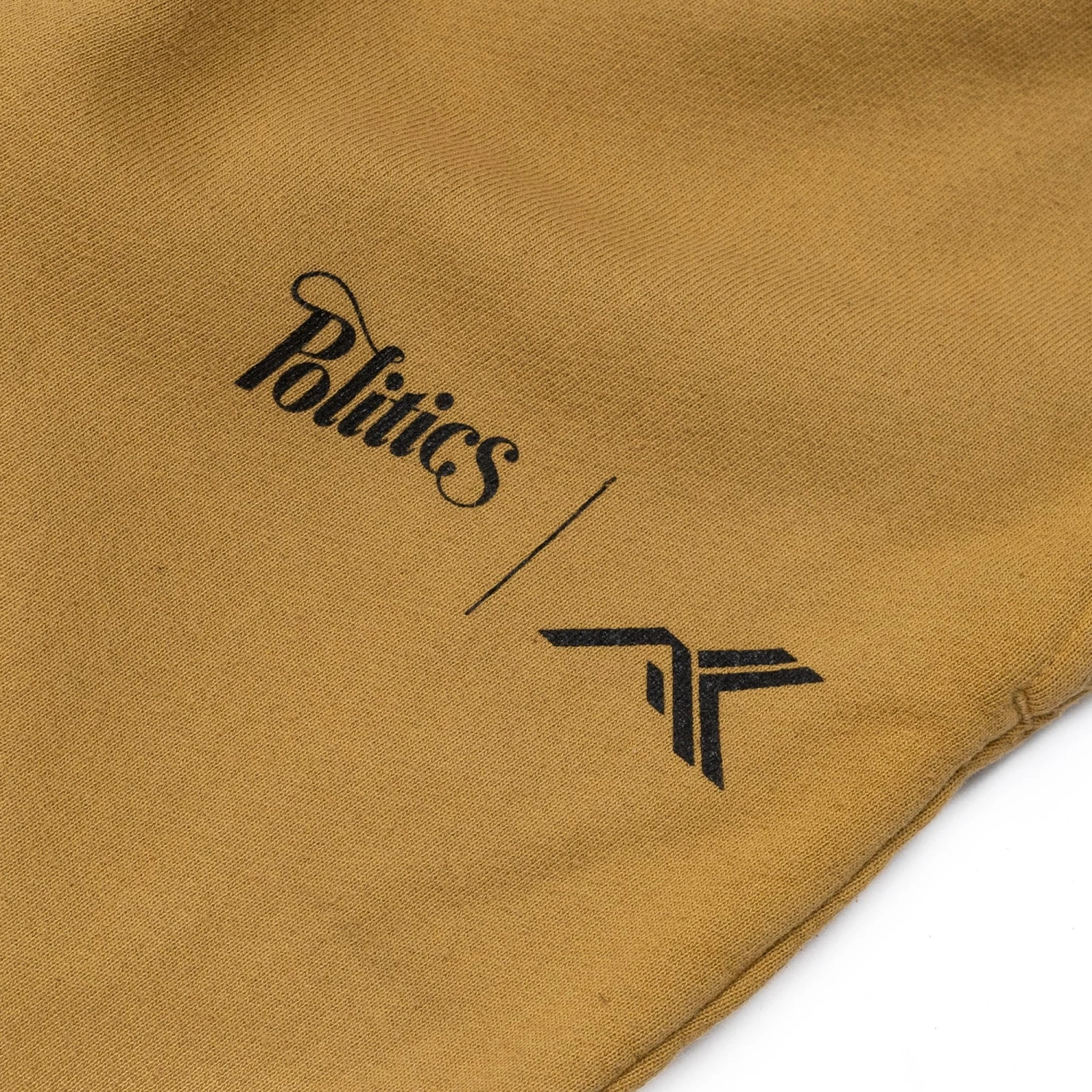 Politics X Alvin Kamara X Standard Issue Drip Sweatpants - Saints Old Gold/Black 5 Politics X Alvin Kamara X Standard Issue Drip Sweatpants - Saints Old Gold/Black - Image 3
