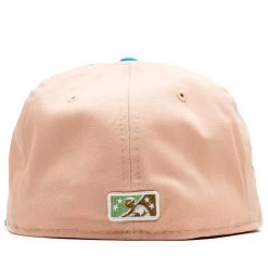 New Era X Politics Fort Worth Cats 59FIFTY Fitted Hat - Amethyst/Teal -Fashion clothing Sneaker Politics PoliticsxNewEraFortWorthCats WB 7