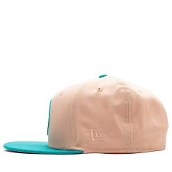 New Era X Politics Fort Worth Cats 59FIFTY Fitted Hat - Amethyst/Teal -Fashion clothing Sneaker Politics PoliticsxNewEraFortWorthCats WB 8