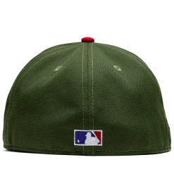 New Era X Politics Philadelphia Phillies 59FIFTY Fitted Hat - Olive/Purple -Fashion clothing Sneaker Politics PoliticsxNewEra FittedFridays Martin PHILLIES 131 113065 WB 4