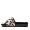 Women's Puma Leadcat 2.0 Fluff Safari Sandals - Black/Gold -Fashion clothing Sneaker Politics Puma Leadcat2.0Slides WB 1copy