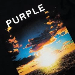 Purple Brand Sunset Tee - Black -Fashion clothing Sneaker Politics Purple PreFall23 131 112447 WB 2