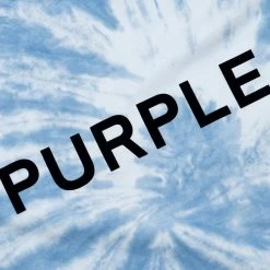 Purple Brand Core Tie Dyed Tee - Blue -Fashion clothing Sneaker Politics Purple PreFall23 131 112449 WB 2