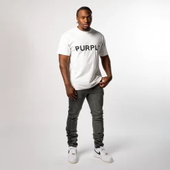 Purple Brand Low Rise Skinny Jean - Faded Gunmetal With Side Stripe -Fashion clothing Sneaker Politics Purple PreSpring23 131 110836 WB 1 38e18880 79ac 4164 bc0e f52455072f4c