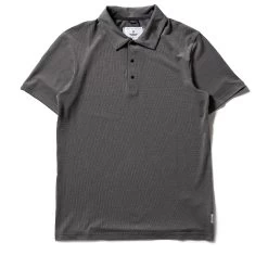 Reigning Champ Polartec Delta Polo - Heather Charcoal