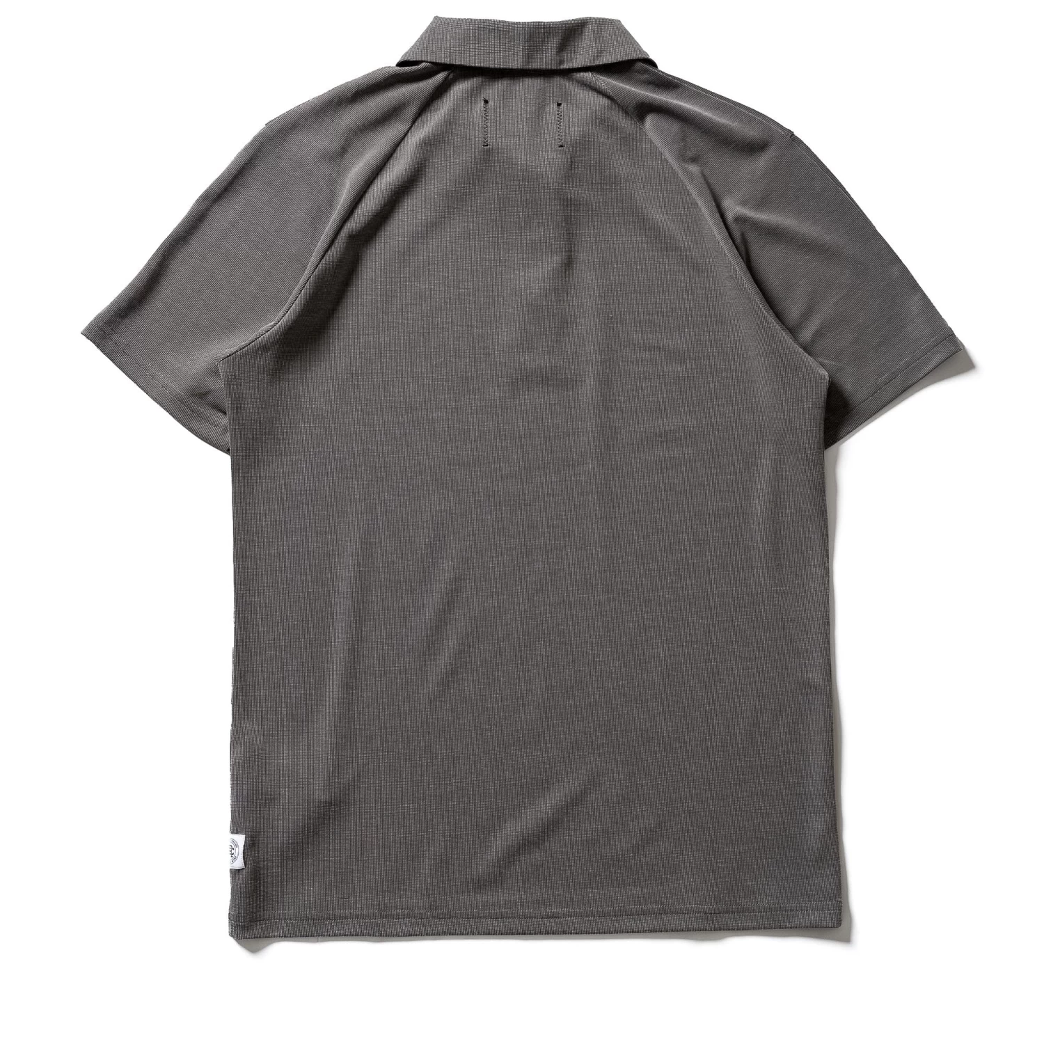 Reigning Champ Polartec Delta Polo - Heather Charcoal 4 Reigning Champ Polartec Delta Polo - Heather Charcoal - Image 2