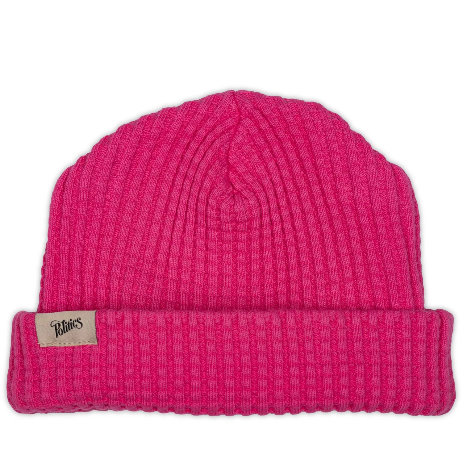 Politics X Standard Issue Thermal Beanie - Pink 3 Politics X Standard Issue Thermal Beanie - Pink