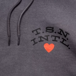 Thisisneverthat T.S.N. Heart Hoodie - Grey -Fashion clothing Sneaker Politics TINT Winter22 WB 23
