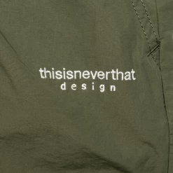 Thisisneverthat Gym Pant - Olive -Fashion clothing Sneaker Politics TINT Winter22 WB 40