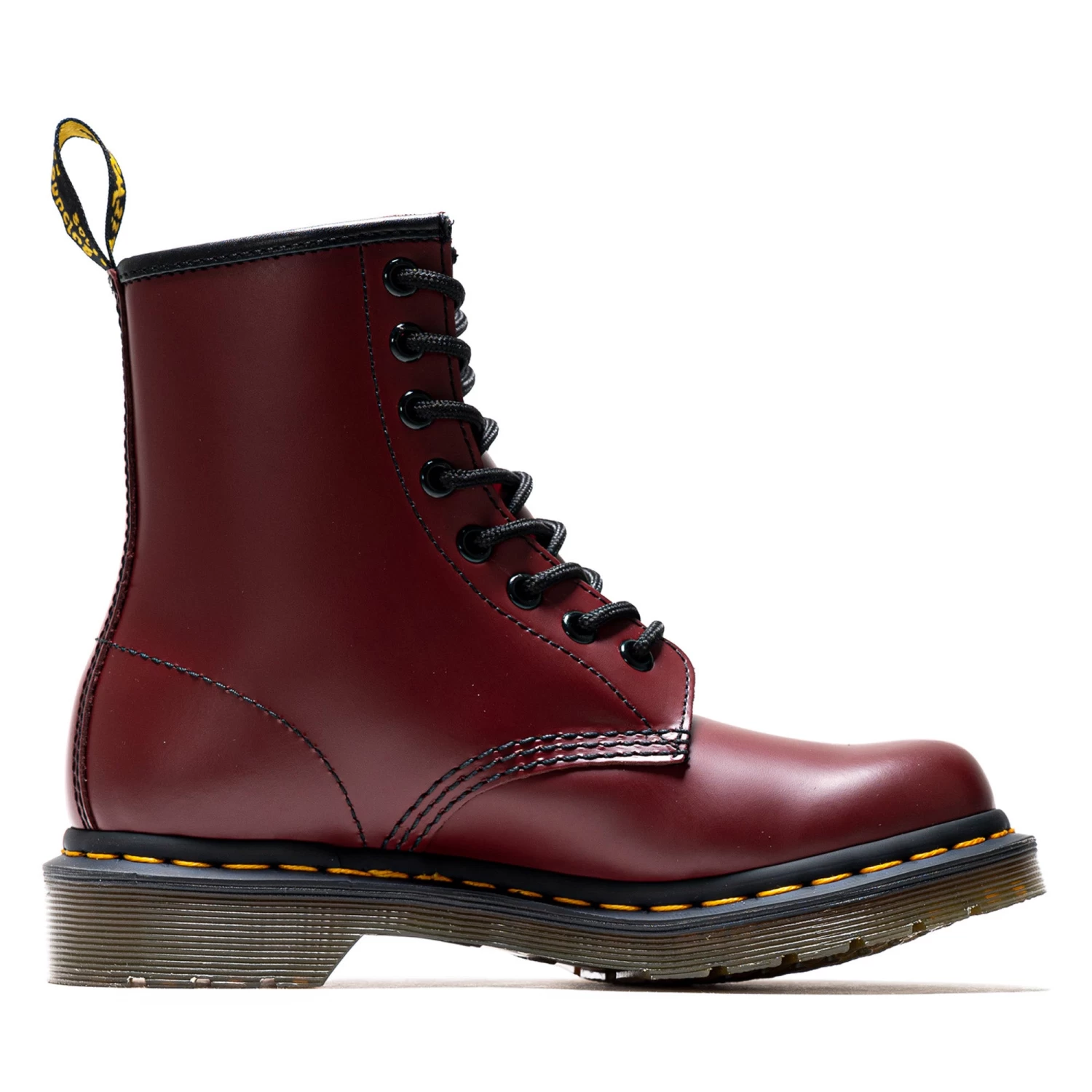 Women's Dr. Martens 1460 Smooth Leather Boot - Cherry Red 4 Women's Dr. Martens 1460 Smooth Leather Boot - Cherry Red - Image 2