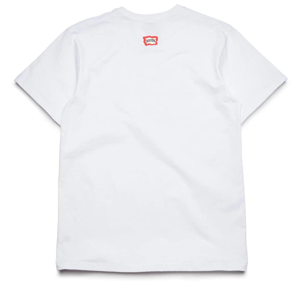 Ice Cream Color Time Tee - White 4 Ice Cream Color Time Tee - White - Image 2