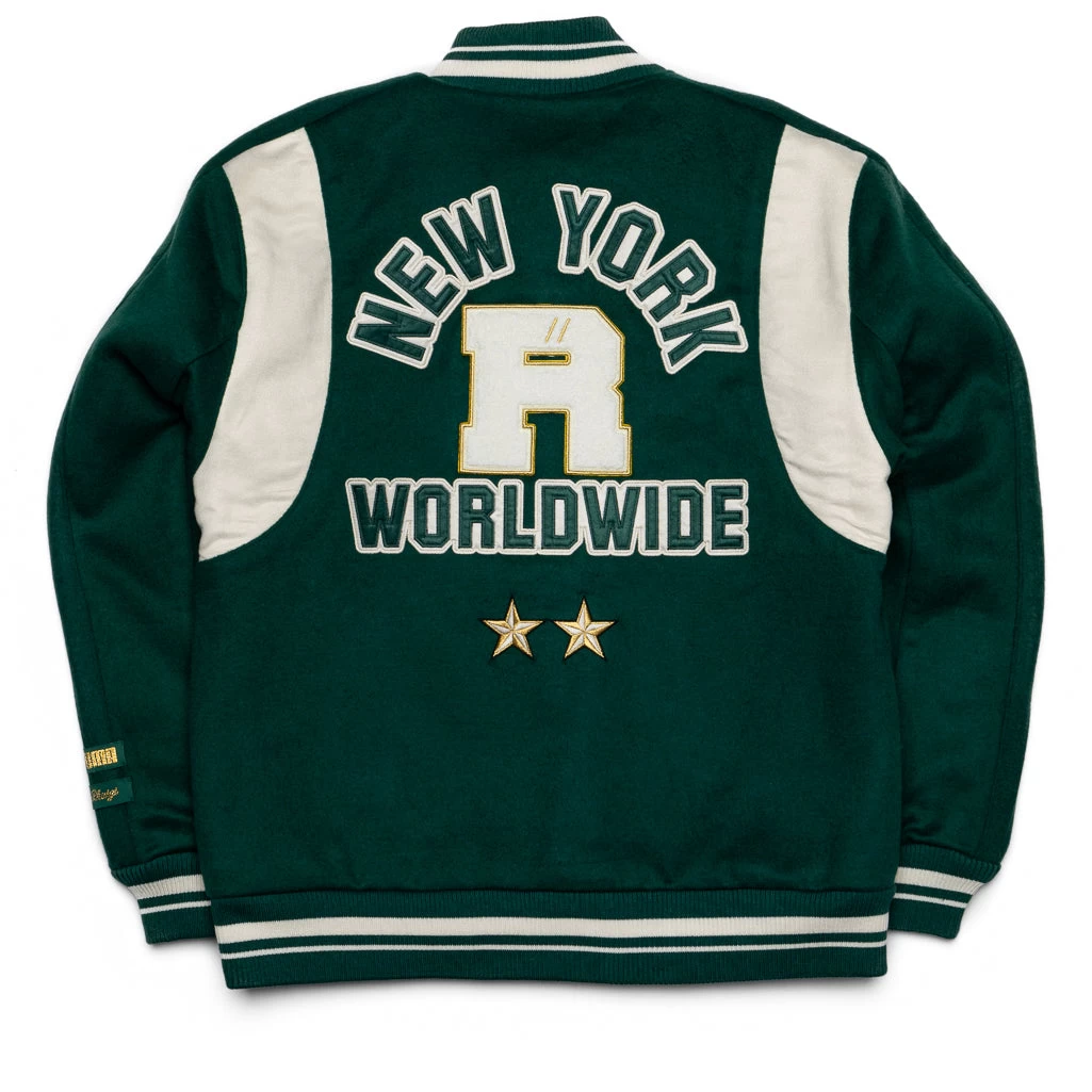 Puma X Rhuigi Varsity Jacket - Green 4 Puma X Rhuigi Varsity Jacket - Green - Image 2