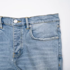 Purple Brand Low Rise Skinny Jean - Light Indigo Wash 9 Purple Brand Low Rise Skinny Jean - Light Indigo Wash -Fashion clothing Sneaker Politics purple PreSpring23 131 110693 WB 2