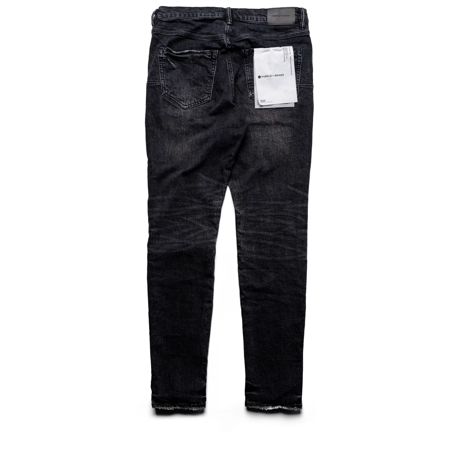 Purple Brand Low Rise Skinny Jean - Washed Aged Black 4 Purple Brand Low Rise Skinny Jean - Washed Aged Black - Image 2