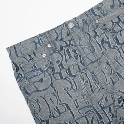 Purple Brand Low Rise Skinny Jean - White Terry Graffiti Laser -Fashion clothing Sneaker Politics purple SS23 131 111459 WB 2