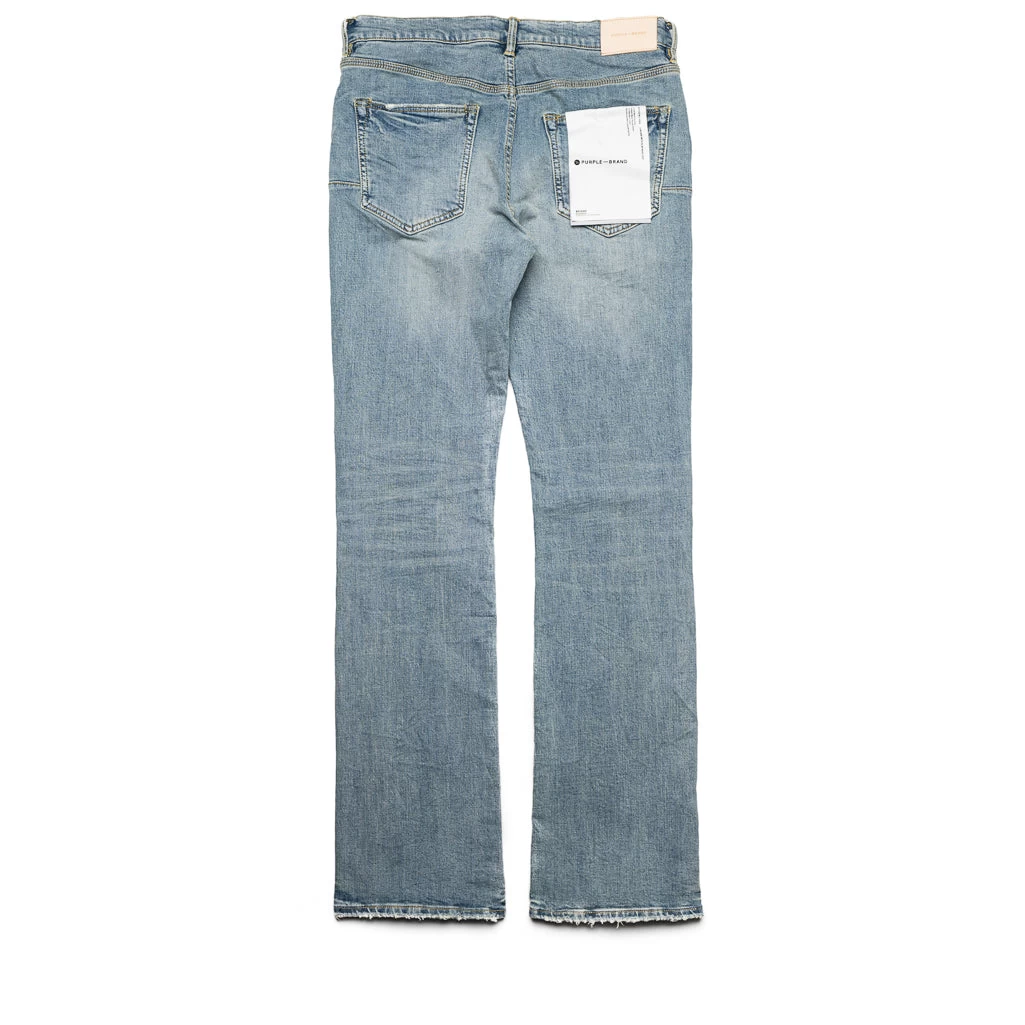 Purple Brand Low Rise Bootcut Jean - Washed Mid Indigo 4 Purple Brand Low Rise Bootcut Jean - Washed Mid Indigo - Image 2