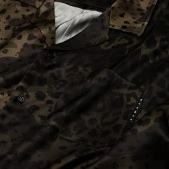 Stampd Dual Camo Button Down Shirt - Leopard -Fashion clothing Sneaker Politics stampd fall23 131 114359 WB 2