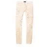 Purple Brand Mid Rise Slim Jean - White Dirty Cargo