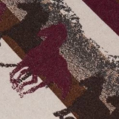 One Of These Days X Woolrich Wool Blend Jacquard Horses Blanket - Multi -Fashion clothing WOOLRANCH 7745