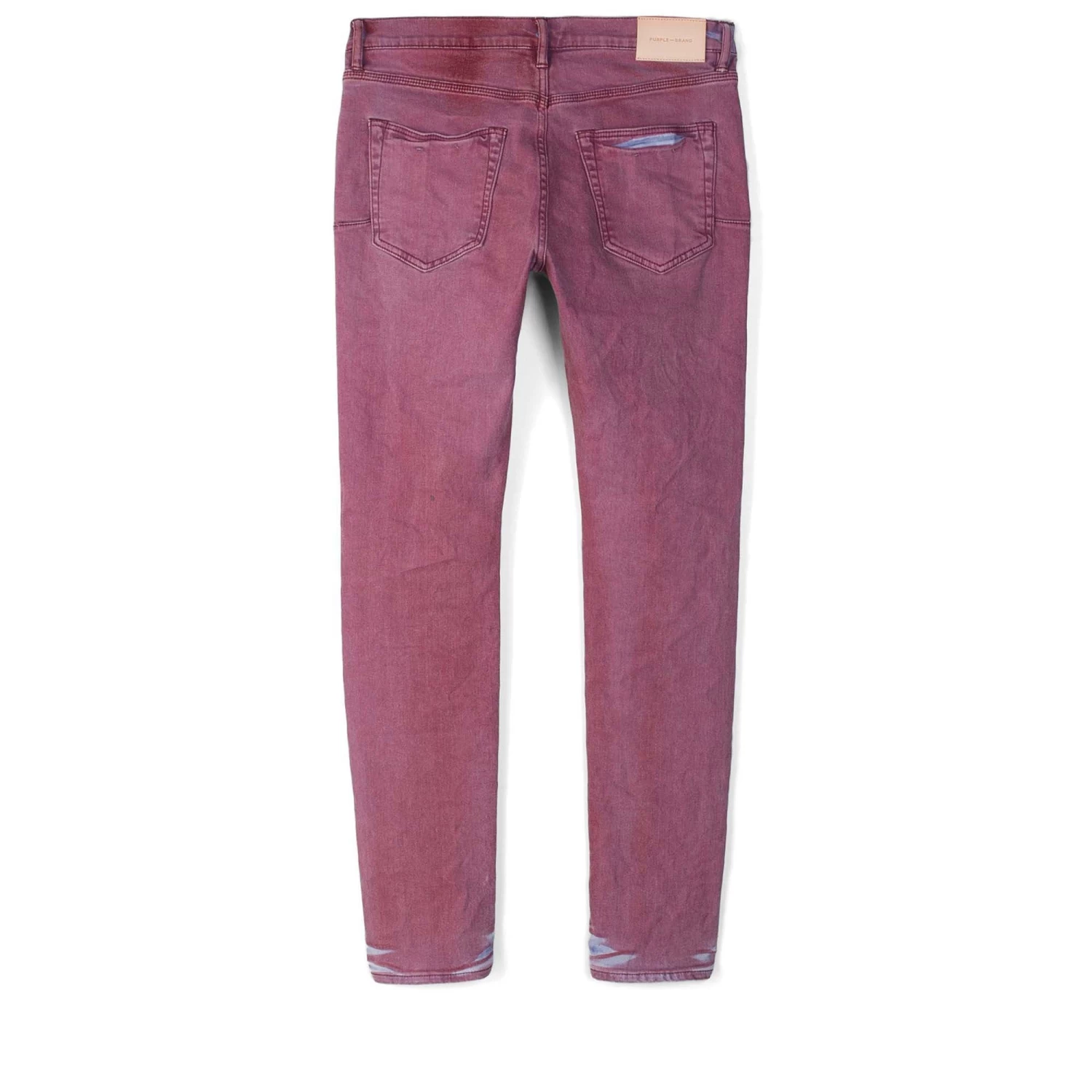 Purple Brand Low Rise Skinny Jean - Coral Light Spray 4 Purple Brand Low Rise Skinny Jean - Coral Light Spray - Image 2